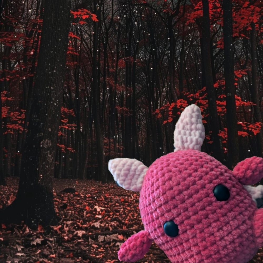 Pink Mothman cryptid